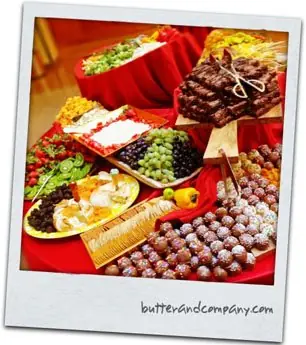 Butter & Company catered spread