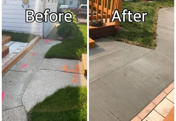 Concrete & hardscape work by Handyman Services