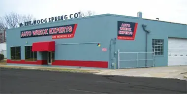 Auto Wreck Experts shop on Monroe Ave.