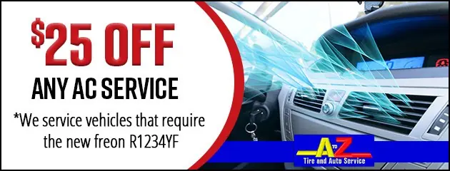 A to Z Auto & Tire AC Special coupon