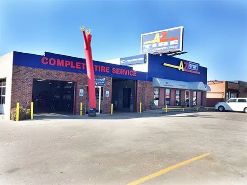 A to Z Auto & Tire shop on NW 10th Street