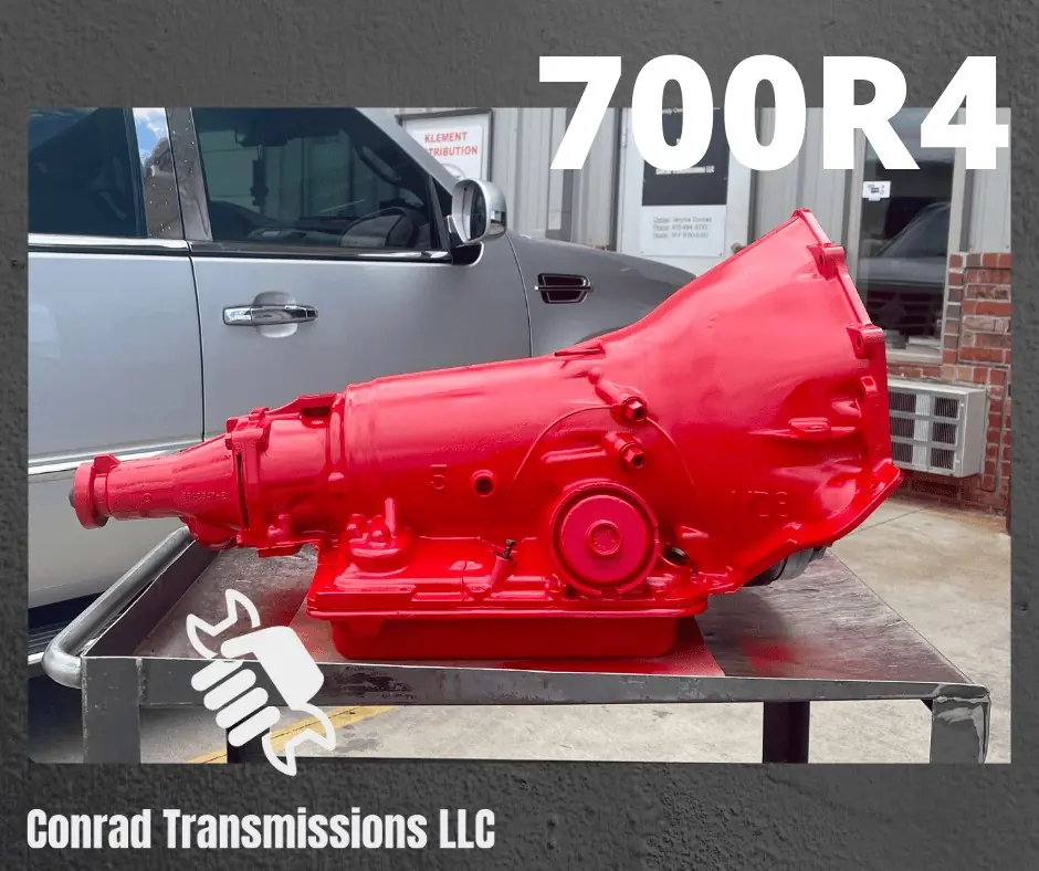 Rebuilt 700R4 transmission by Conrad Transmissions