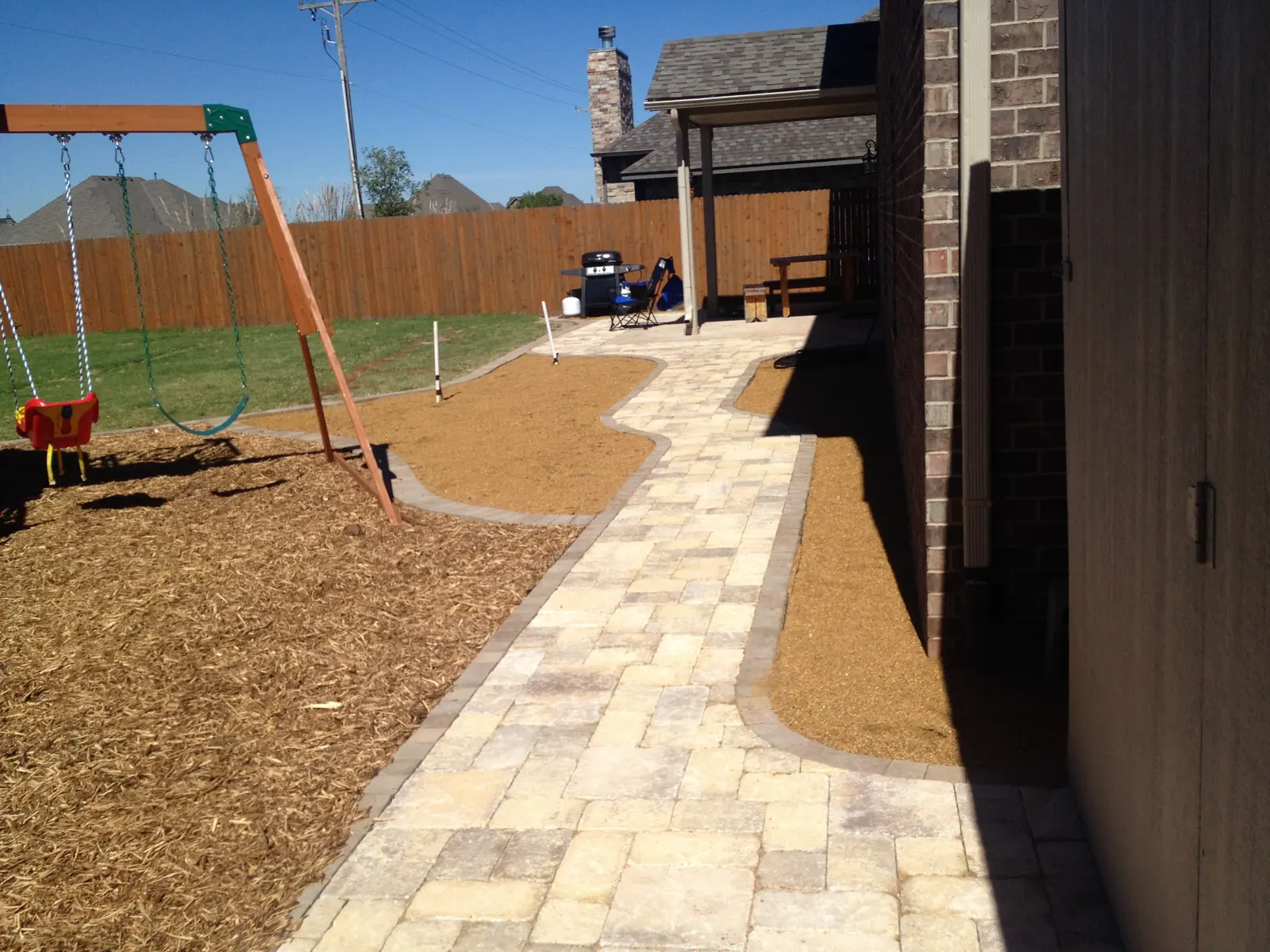 Drainage and yard work by Giant Landscape
