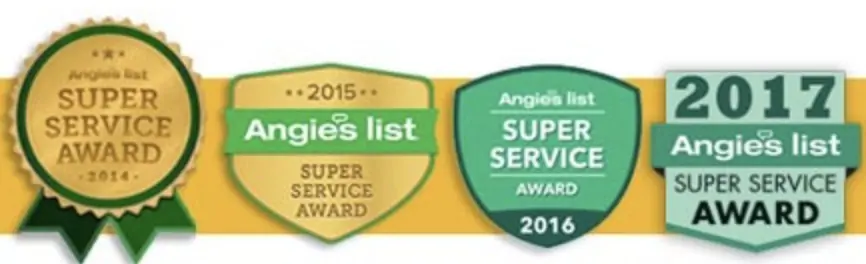 Angie's List Super Service Award badges