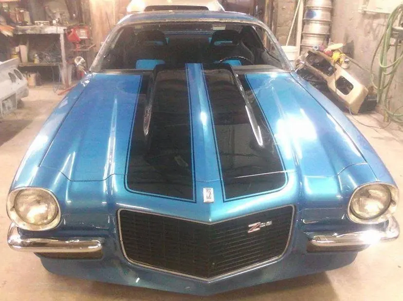 Restoration stage at Latino's Body Shop