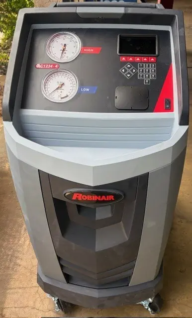 A/C service at O & M Auto Repair
