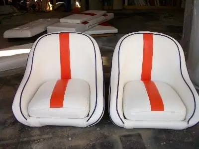 Boat interiors upholstery by Canyon Upholstery