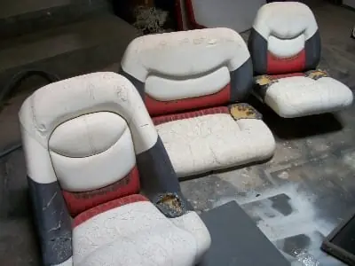 Boat interiors upholstery by Canyon Upholstery