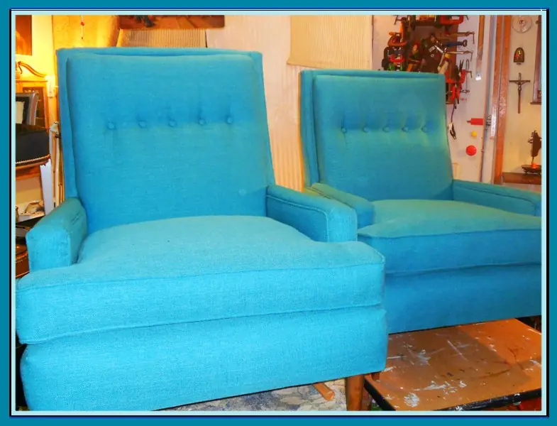 Furniture custom reupholstered by Classic House