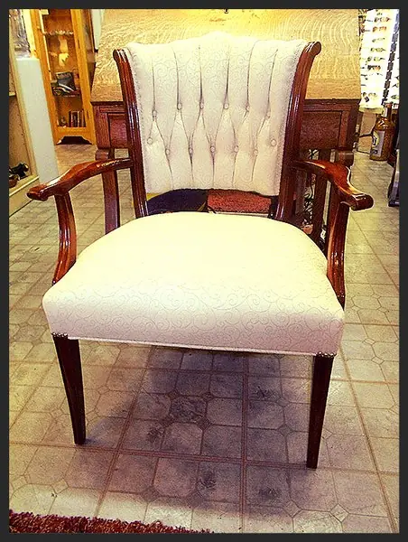 Furniture custom reupholstered by Classic House
