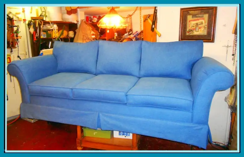 Furniture custom reupholstered by Classic House