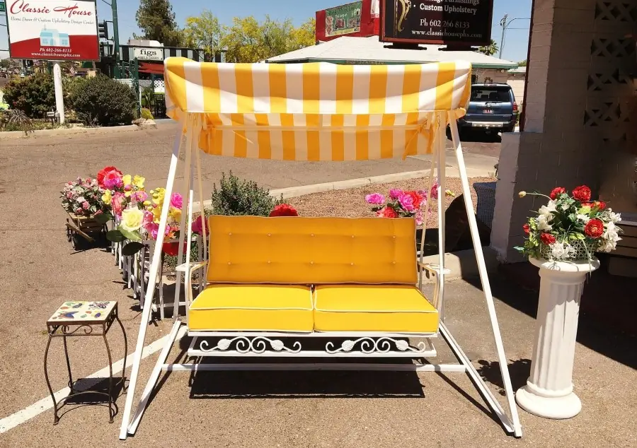 Furniture custom reupholstered by Classic House