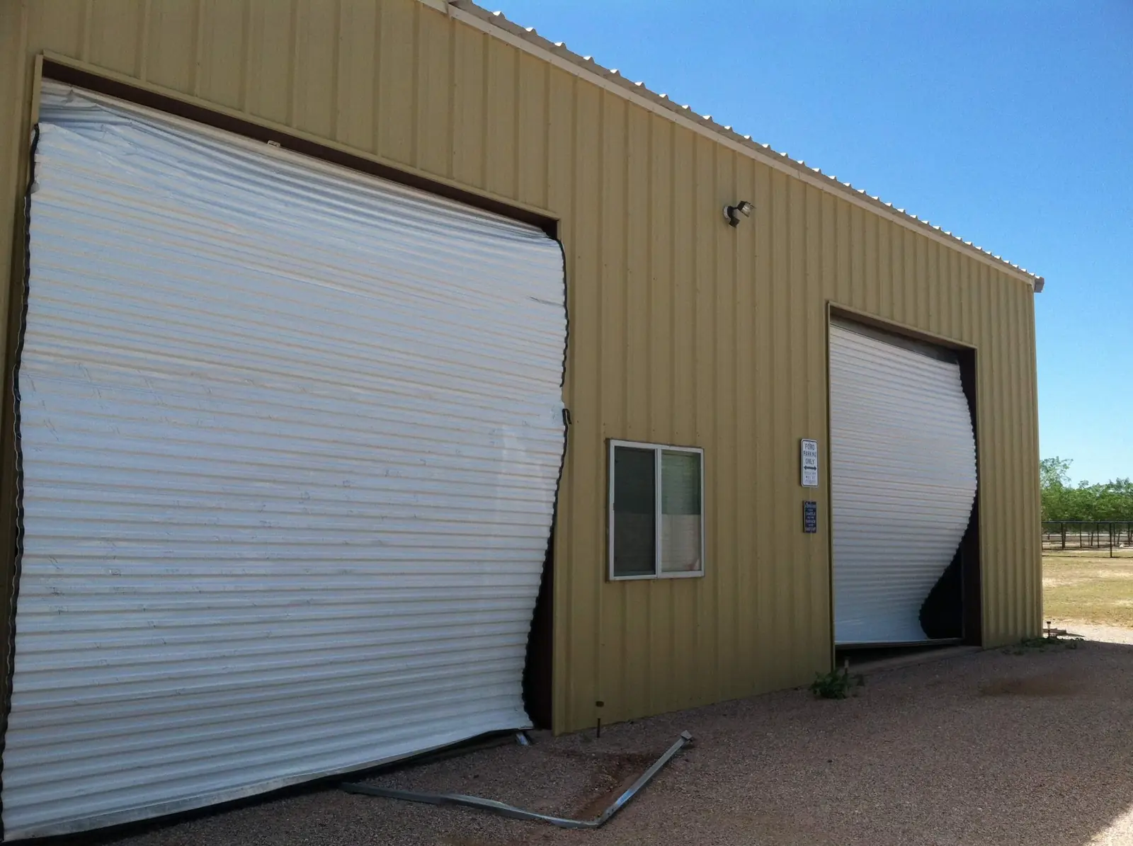 Garage door repair