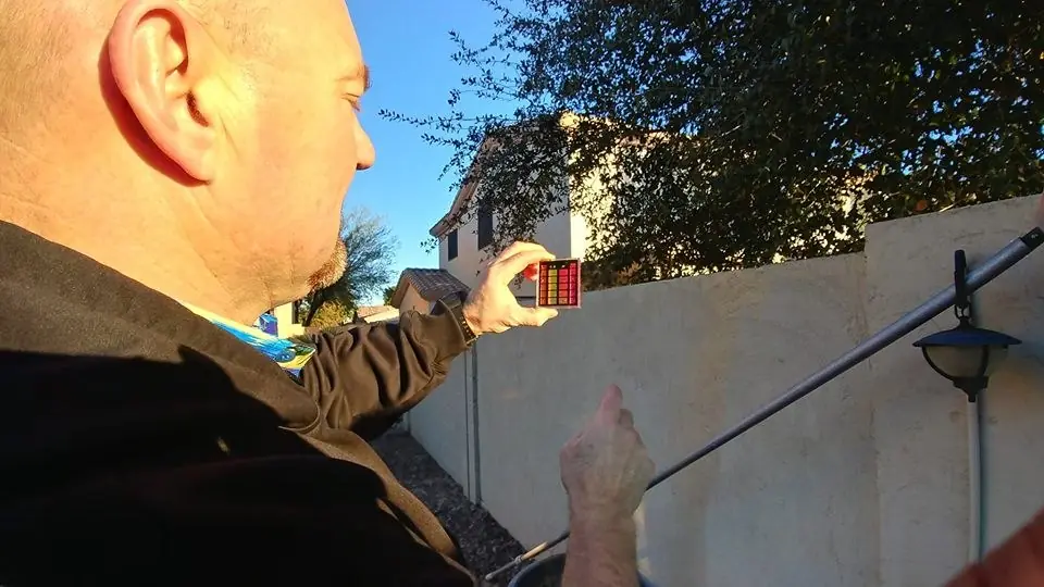 Mr. Klean servicing a pool
