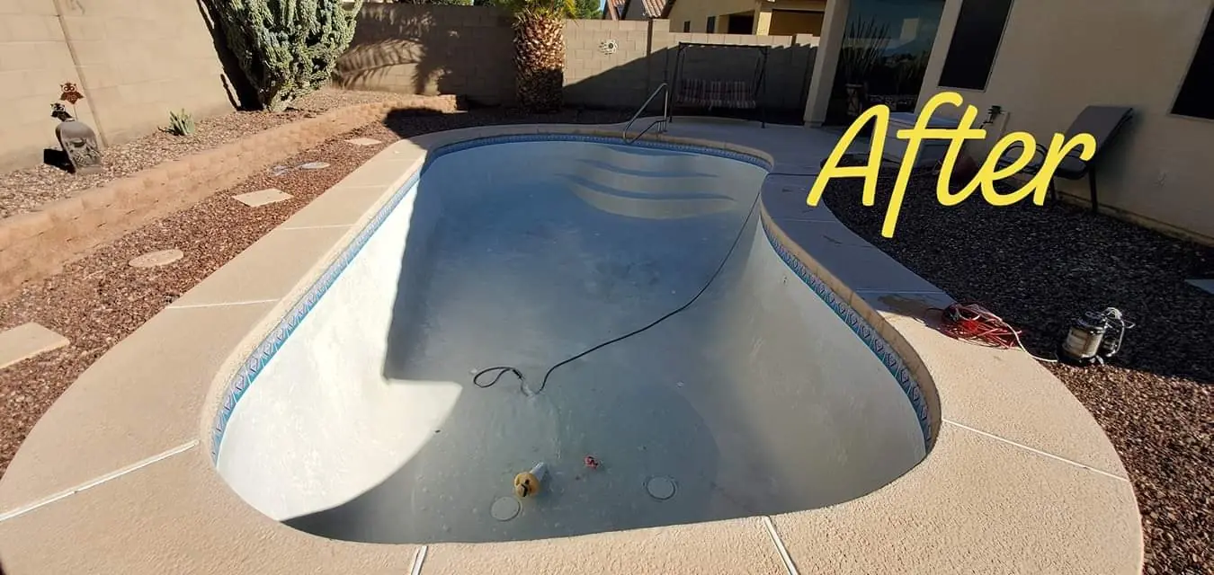 Pool after Mr. Klean