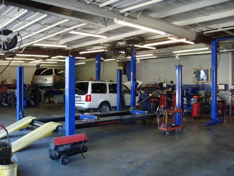 Service bays inside ABS Automotive