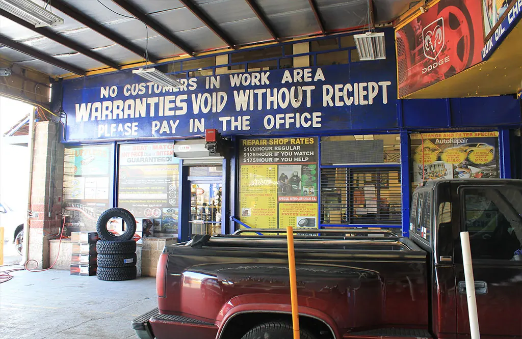 Inside Cordova Auto Center