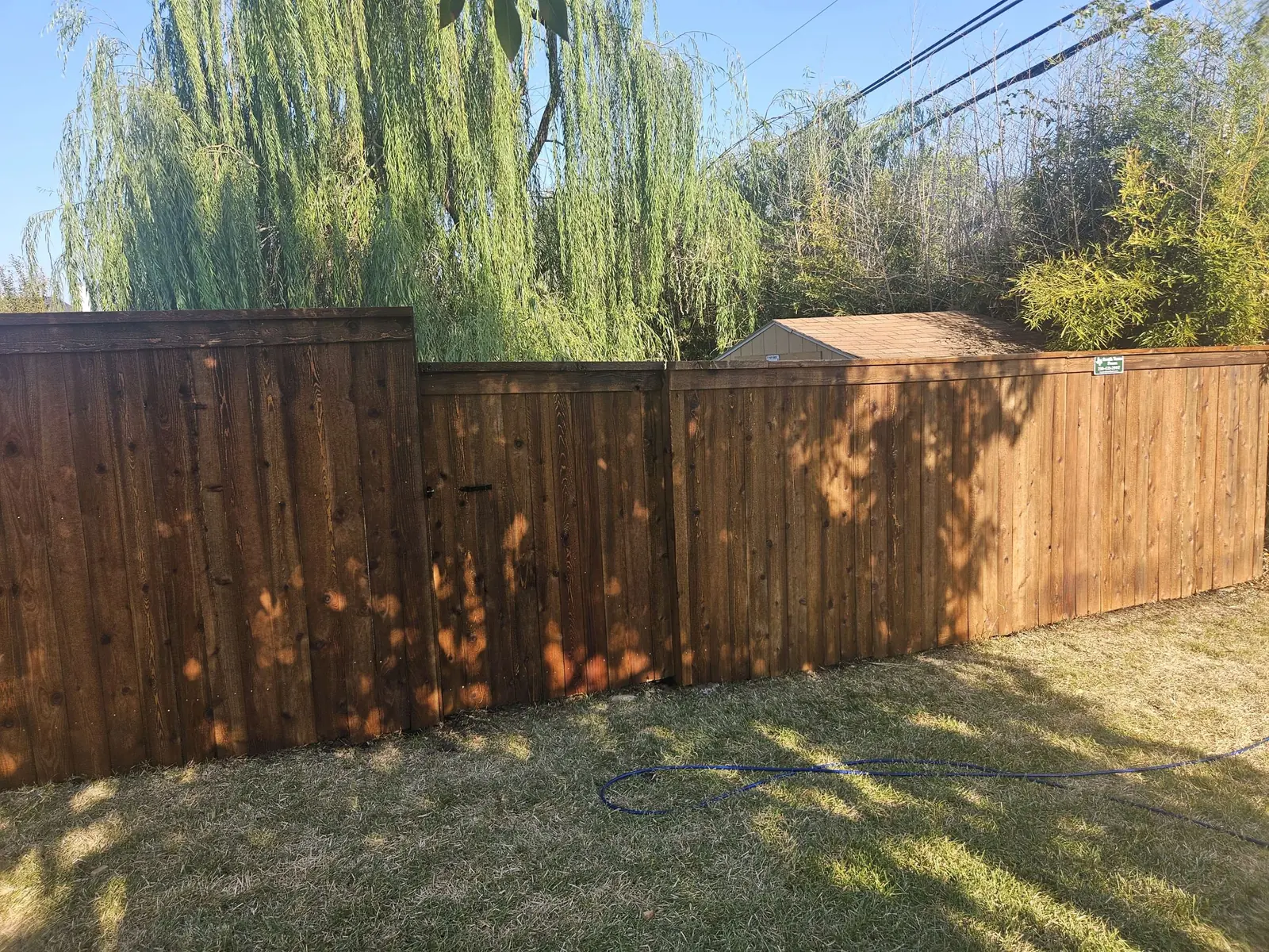 Fence installation by South Texas Fence