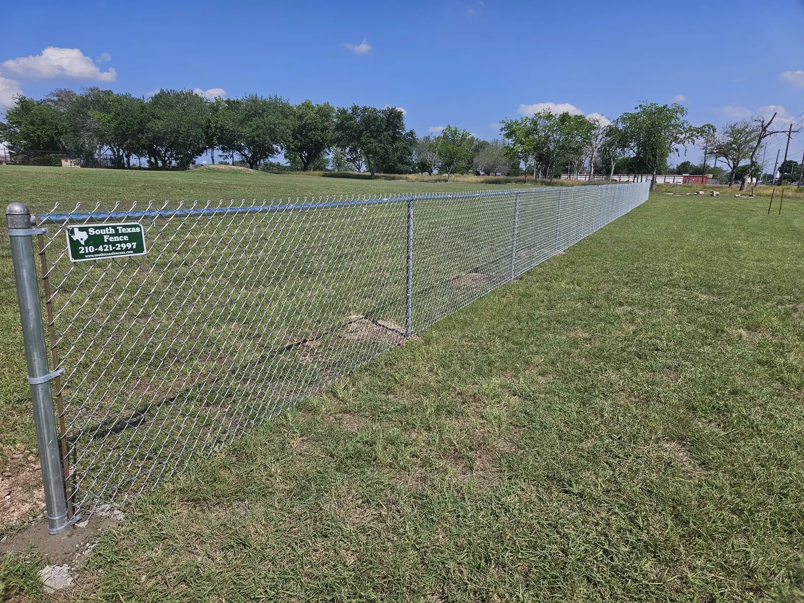 Chain link fence by South Texas Fence