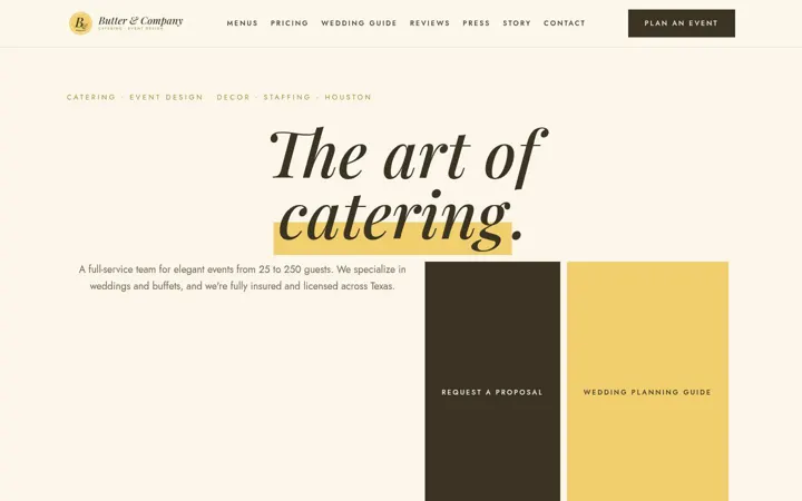 Butter & Company desktop