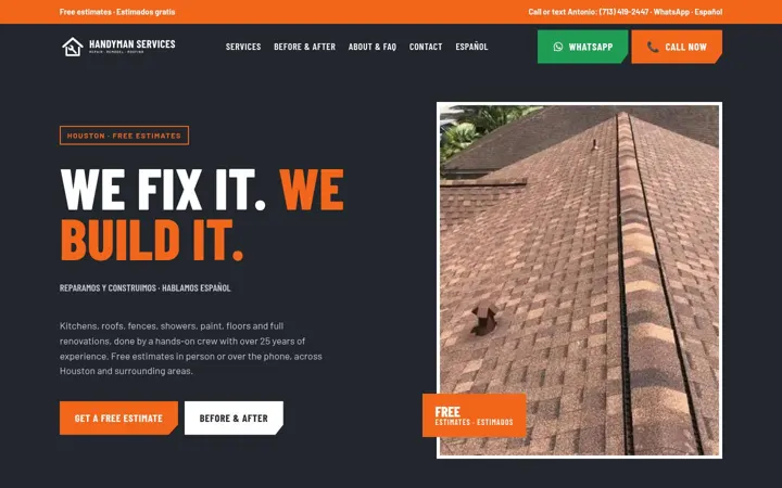 Handyman Services desktop