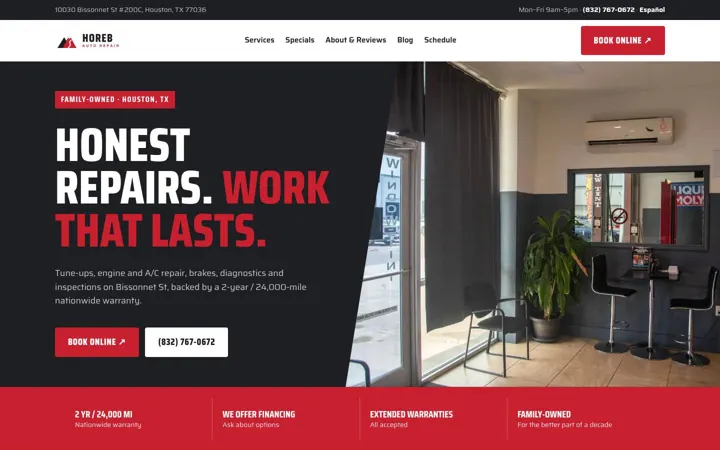 Horeb Auto Repair desktop