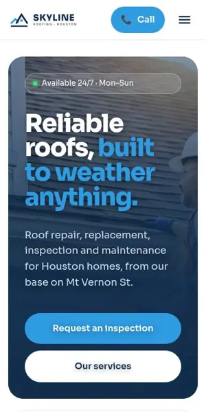 Skyline Roofing mobile