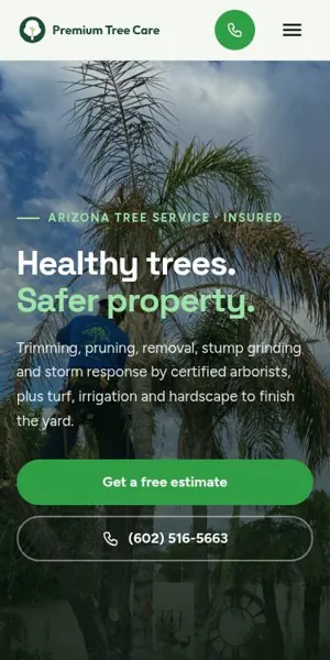 Premium Tree Care mobile
