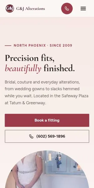 G&J Alterations mobile
