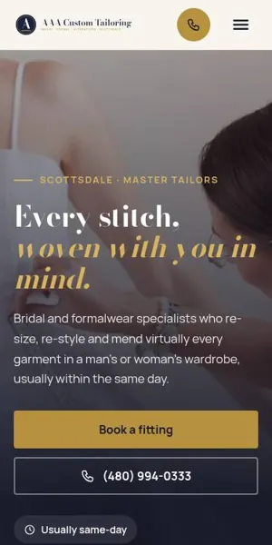 AAA Custom Tailoring mobile