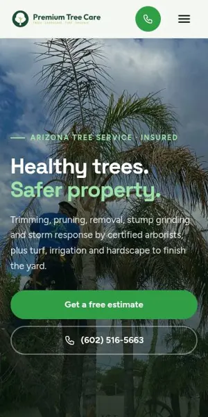 Premium Tree Care mobile