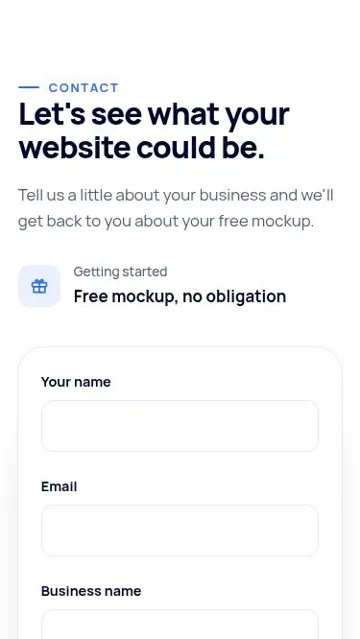 Contact form