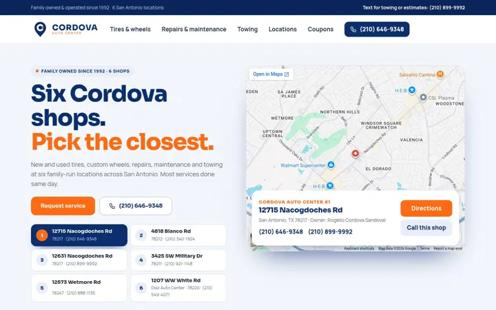 Cordova Auto Center desktop