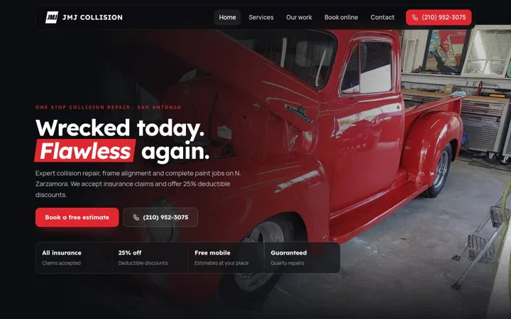 JMJ Buggy Service Auto Body Collision desktop