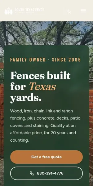 South Texas Fence & Construction mobile
