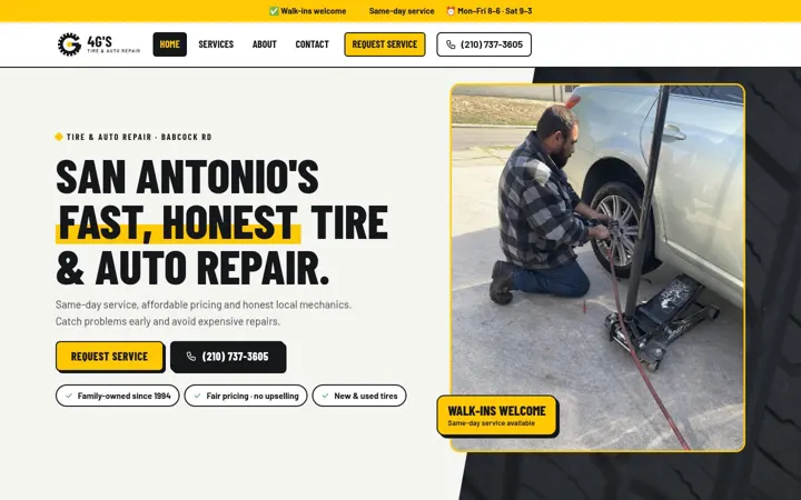 4G's Tire & Auto Repair desktop