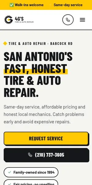 4G's Tire & Auto Repair mobile