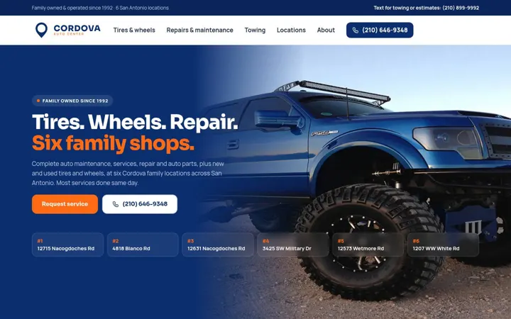 Cordova Auto Center desktop