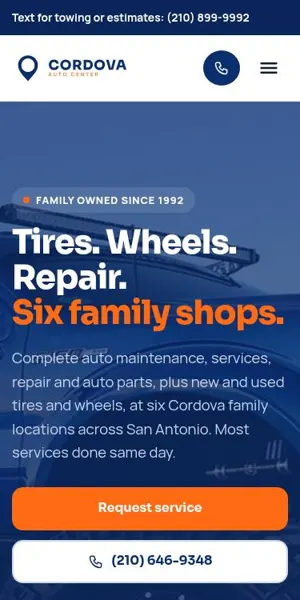 Cordova Auto Center mobile
