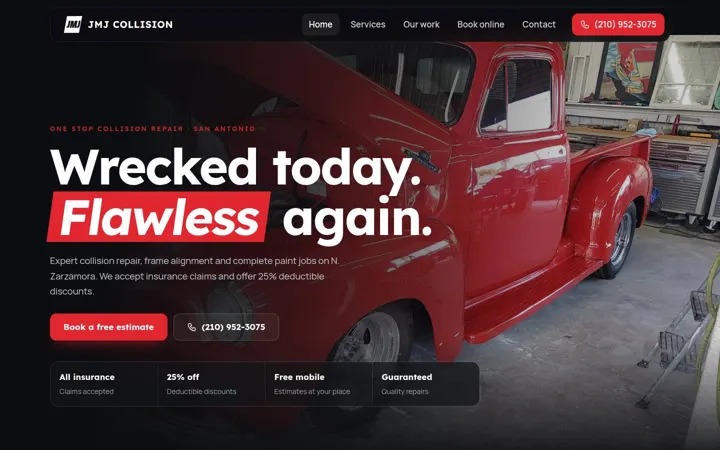 JMJ Buggy Service Auto Body Collision desktop