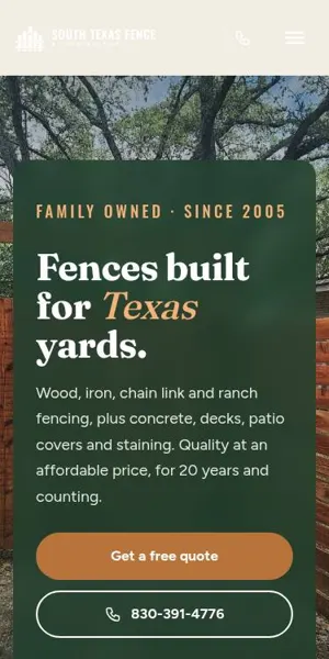 South Texas Fence & Construction mobile