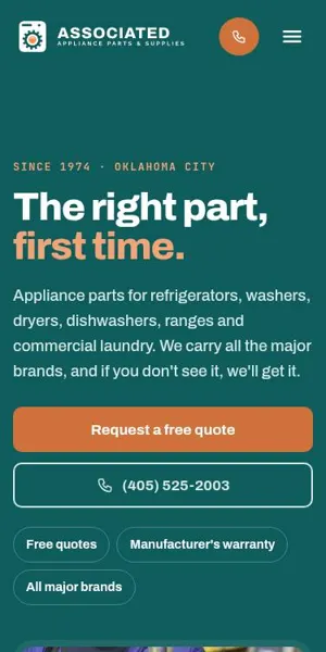 Associated Appliance mobile