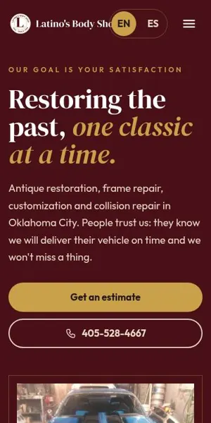 Latino's Body Shop mobile