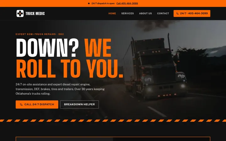 Truck Medic desktop