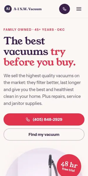 A-1 N.W. Vacuum & Janitor Supplies mobile
