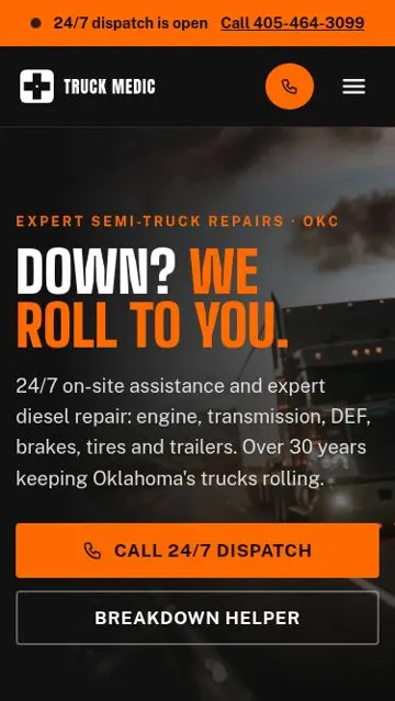 Truck Medic · phone
