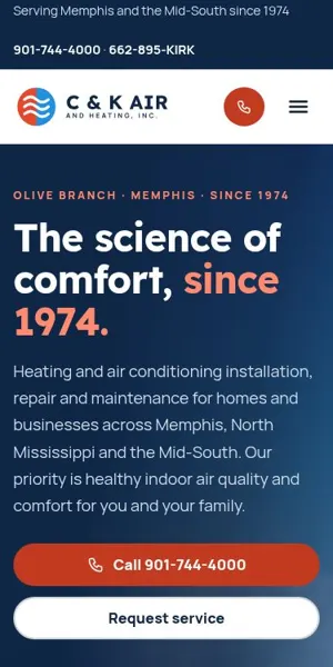 C & K Air and Heating, Inc. mobile