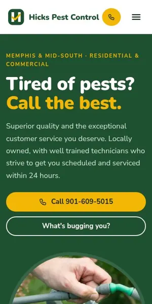 Hicks Pest Control mobile