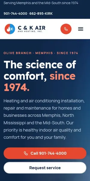 C & K Air and Heating, Inc. mobile