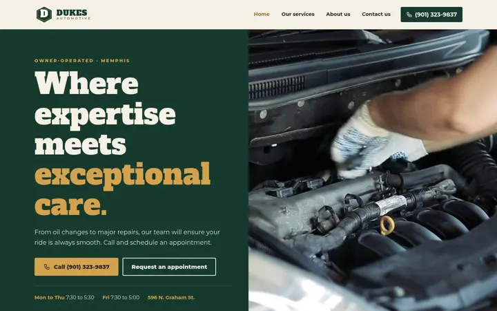 Dukes Automotive desktop
